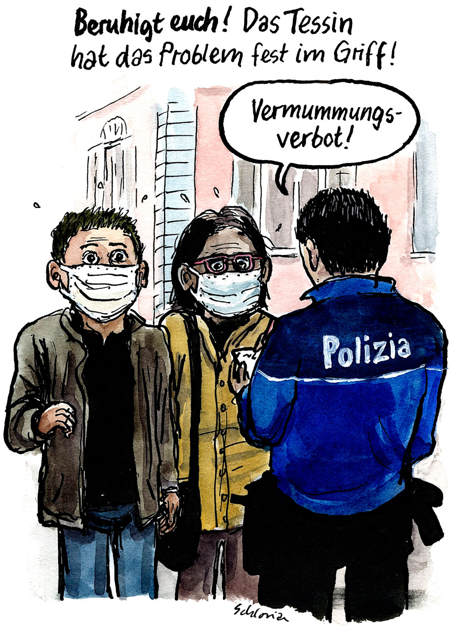 Cartoon: Beruhigt euch!