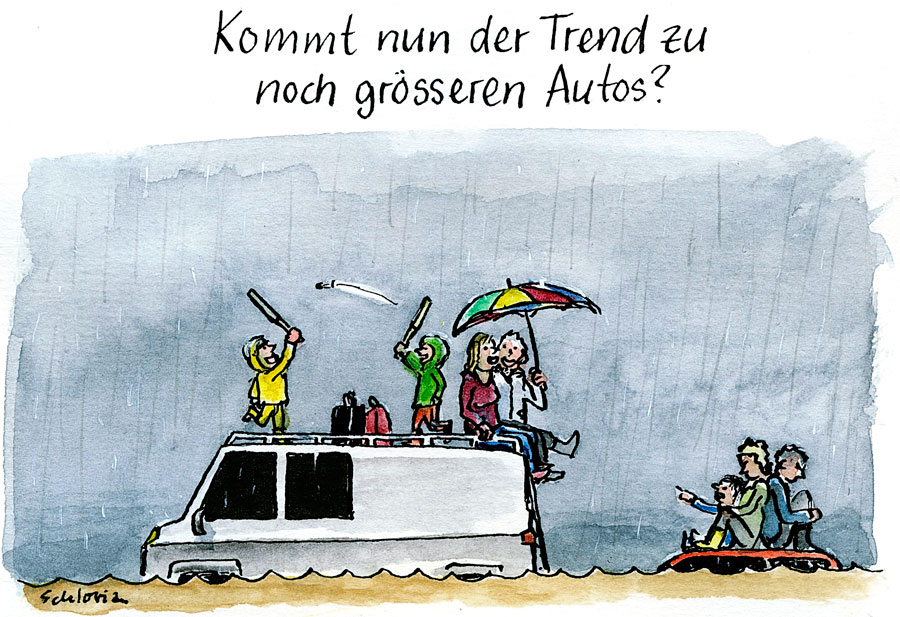 Trend zu noch grösseren Autos