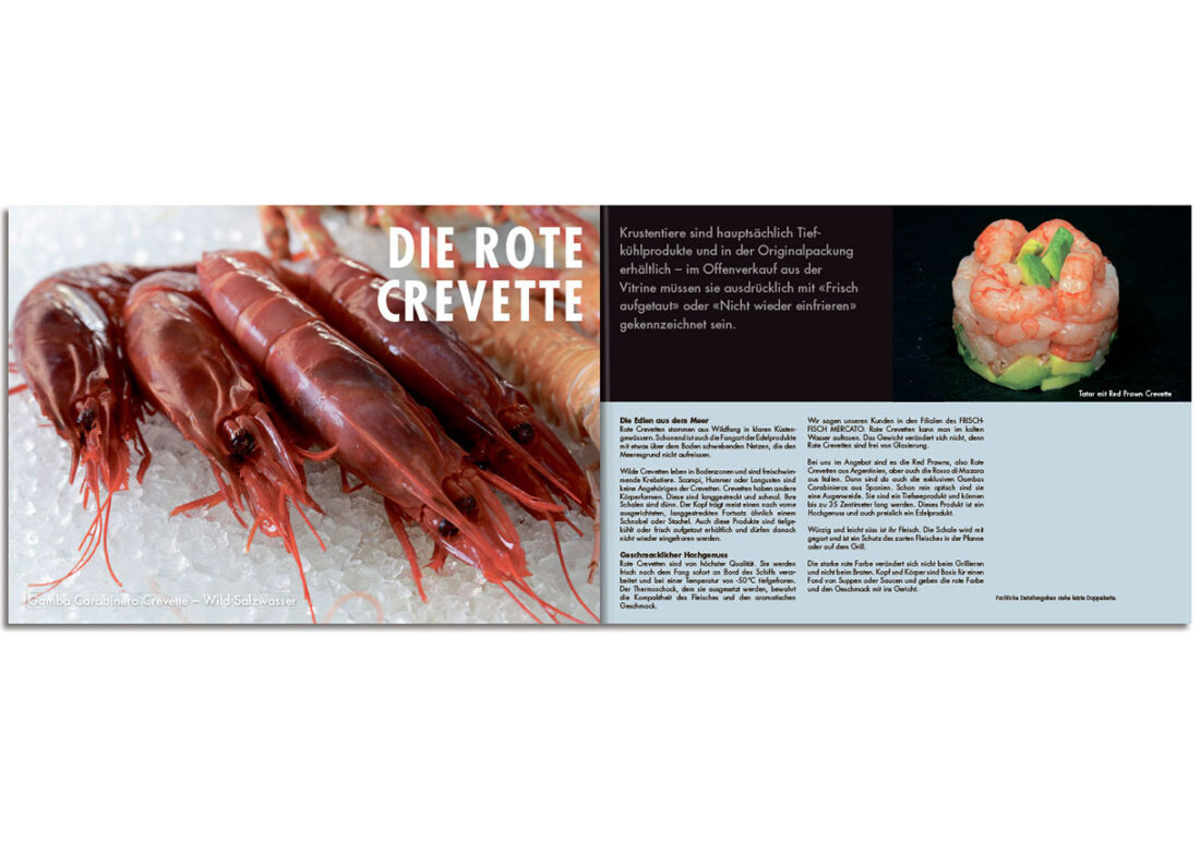Crustacés – die Rote Crevette