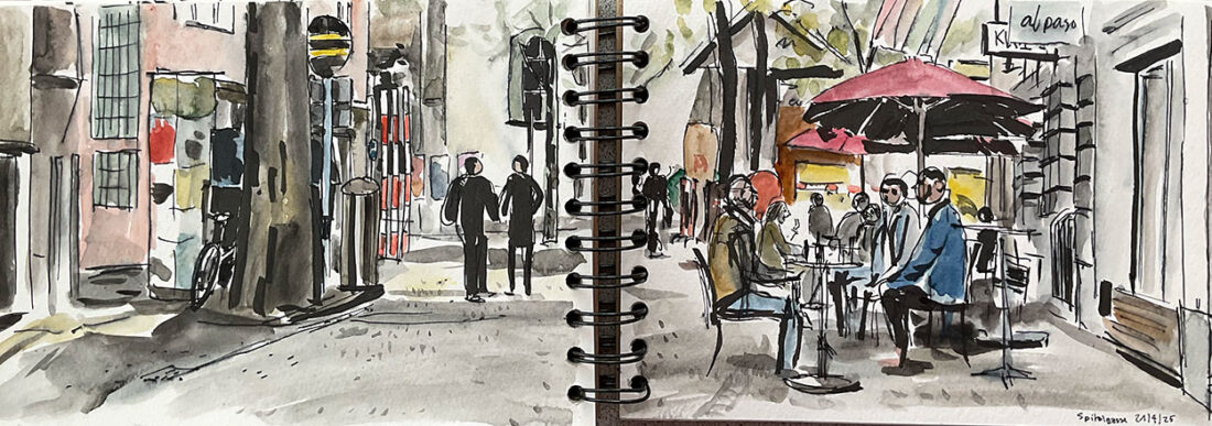 Skizzenbuch Zürich Spitalgasse